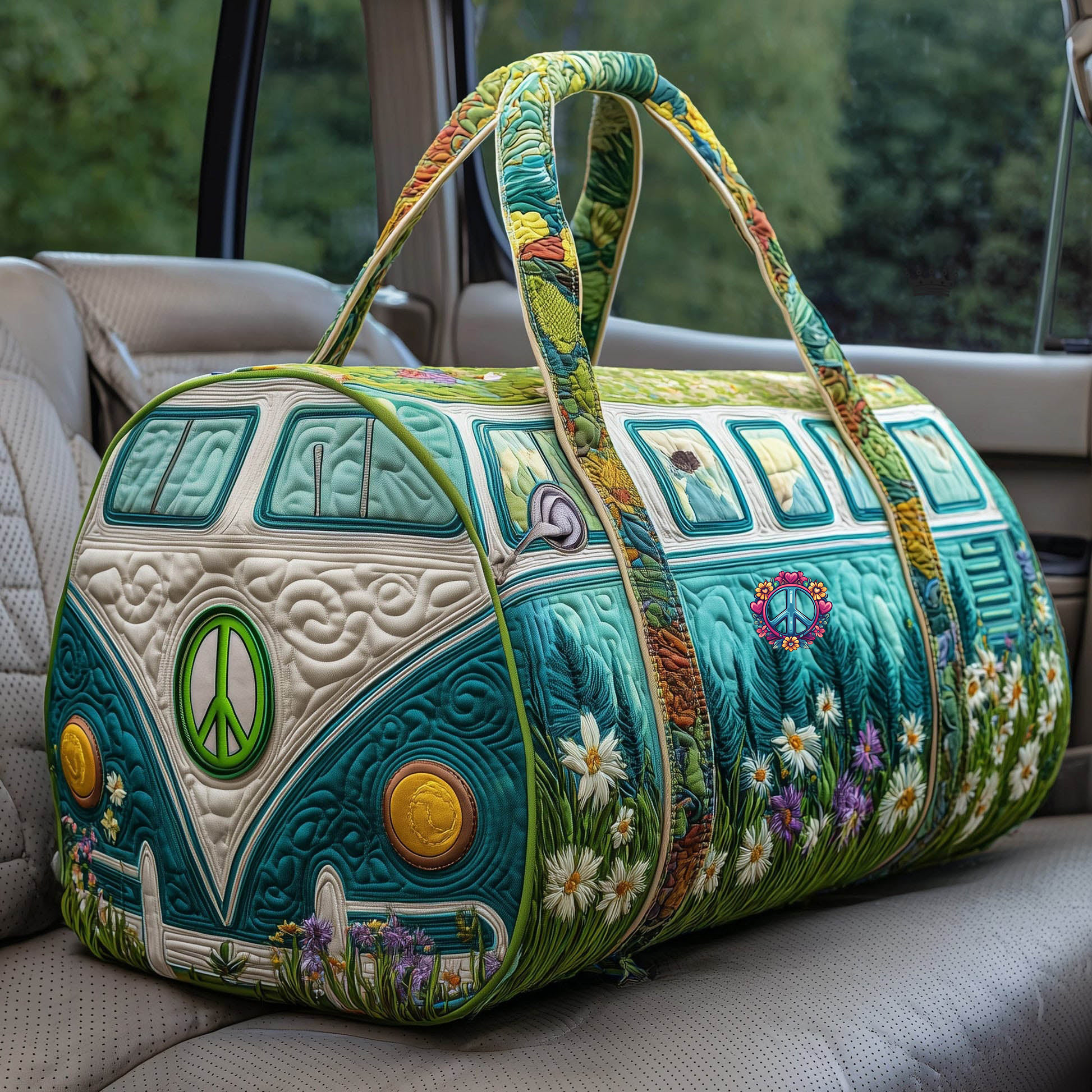 Hippie Van Quilt Duffle Bag GFTOHD9415 – Patchique Store