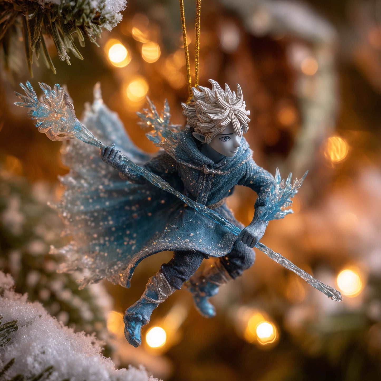 Snow Mage Christmas Mica Ornament GFSPHD21