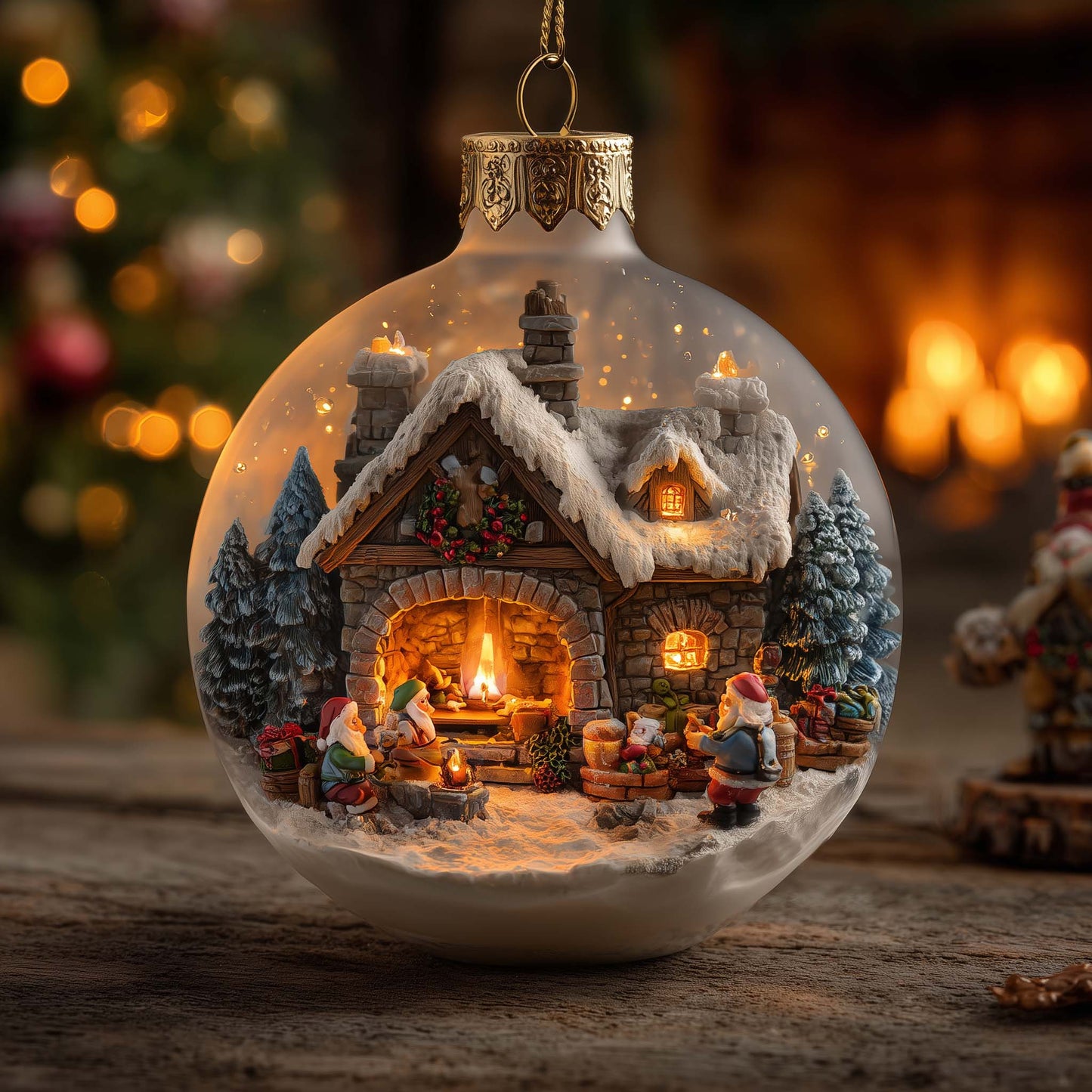 Mini Stories Christmas Mica Ornament GFSPMA123