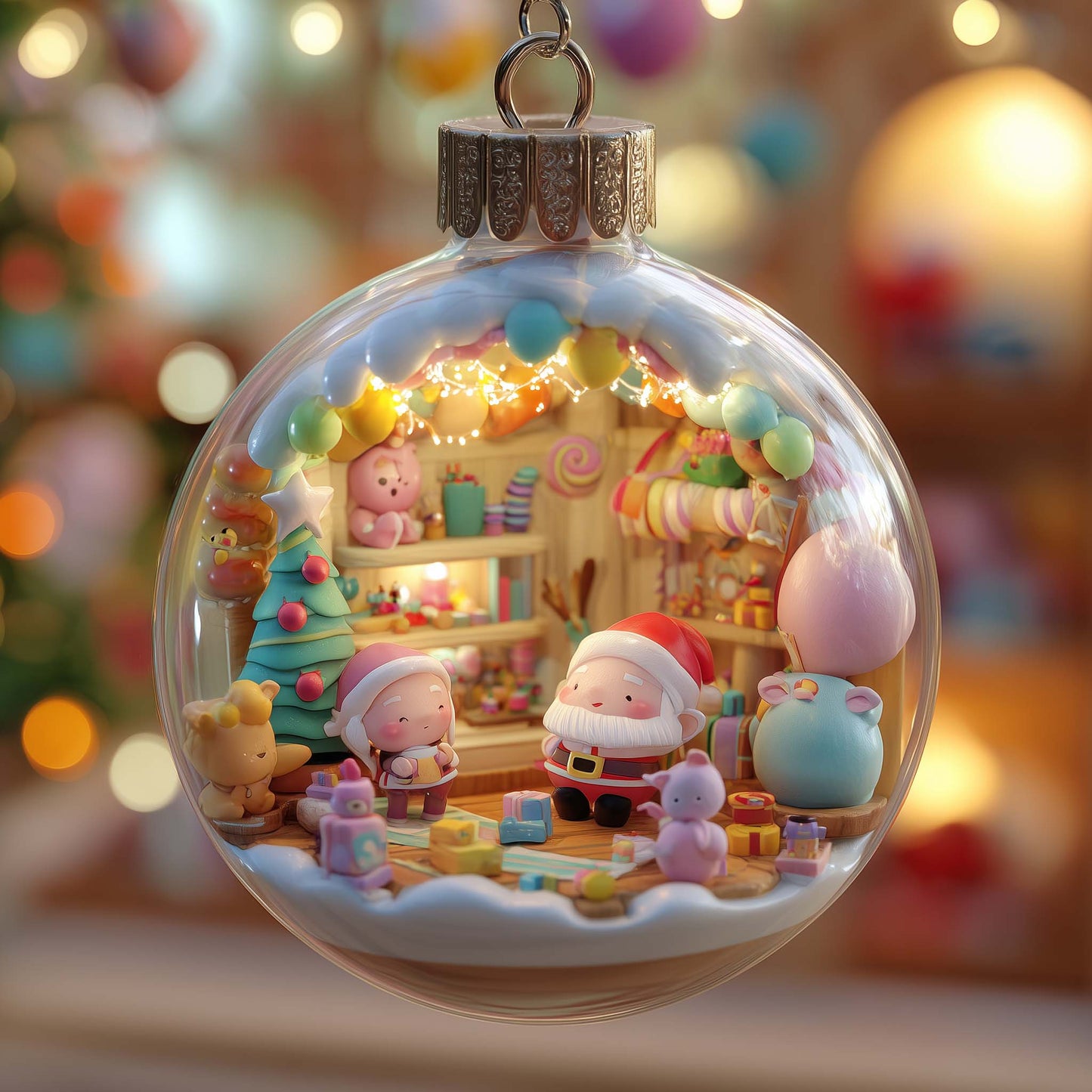 Mini Stories Christmas Mica Ornament GFSPMA129