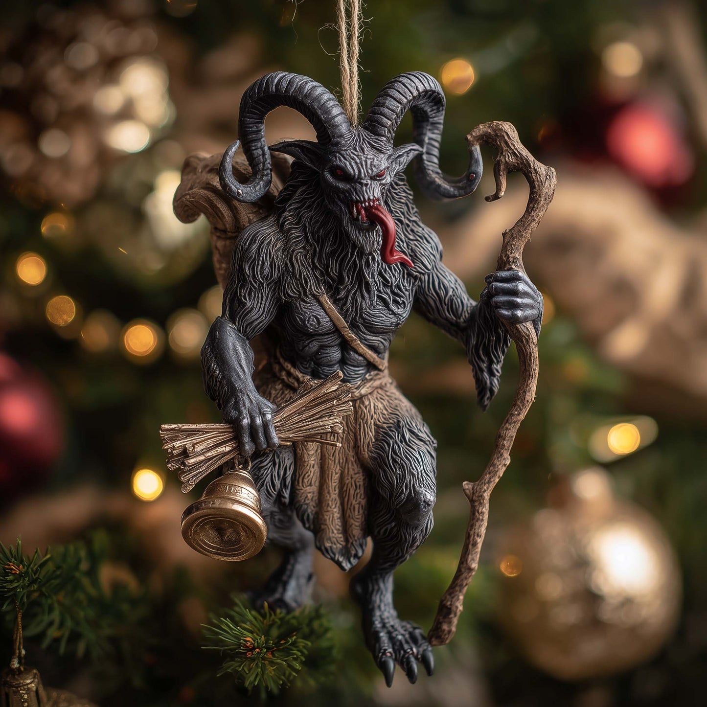 Krampus Christmas Mica Ornament GFSPMA96
