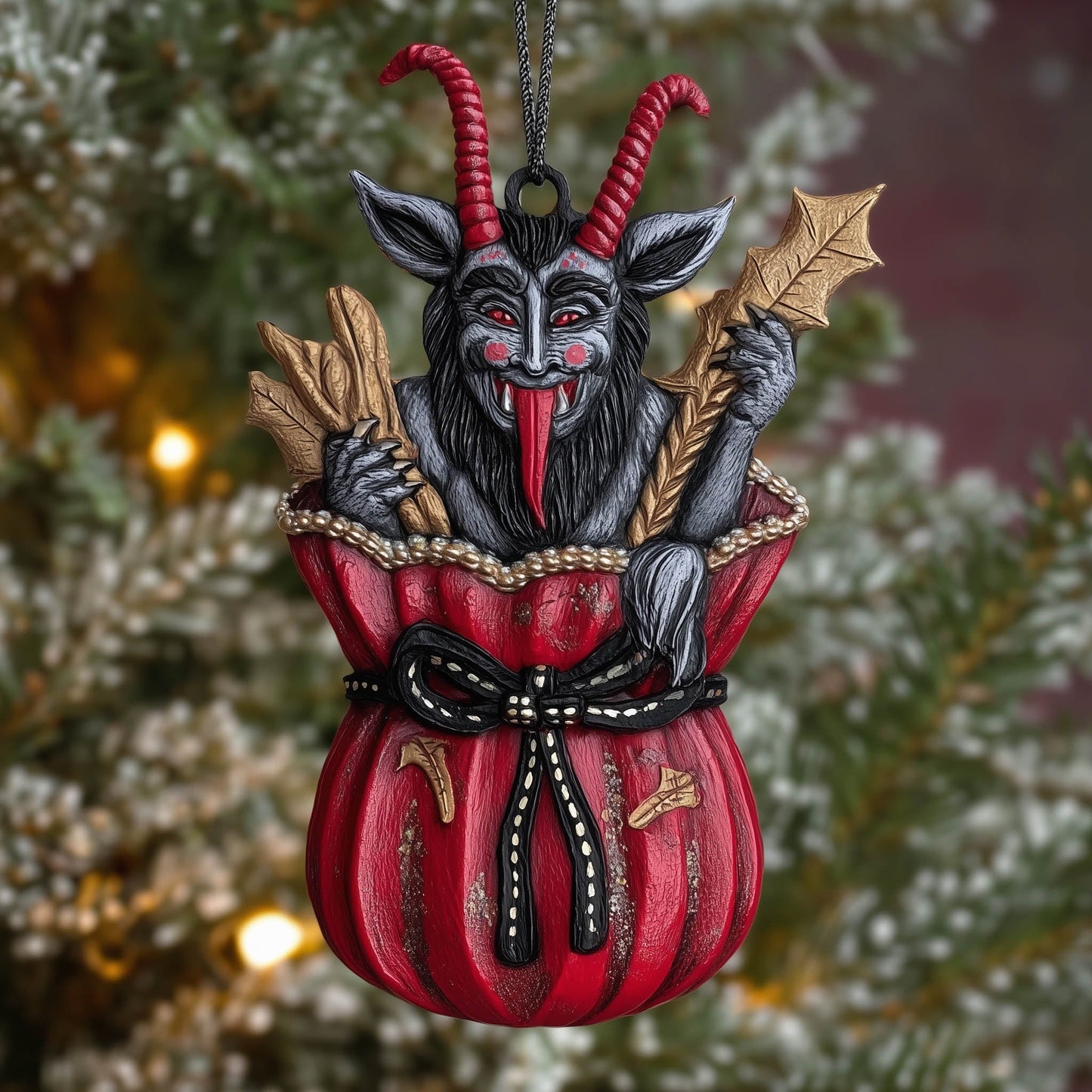 Krampus Christmas Mica Ornament GFSPNT120