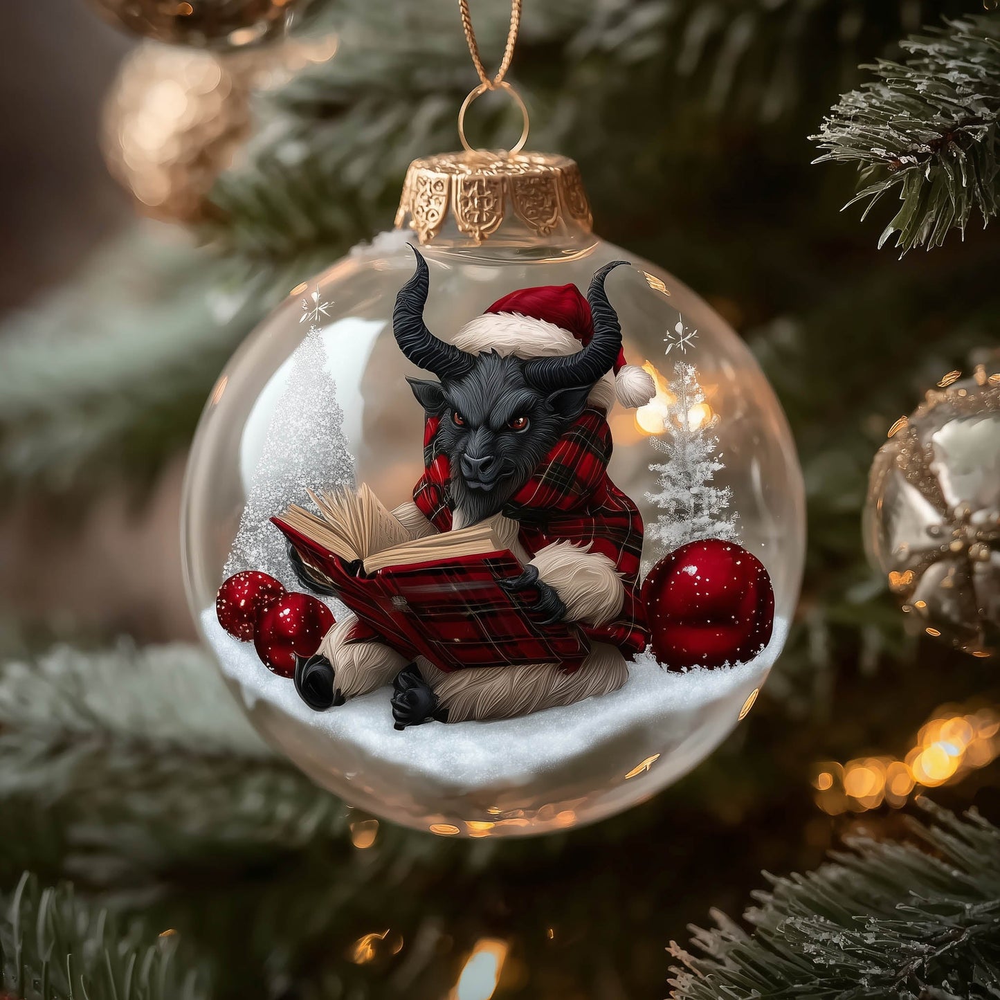 Krampus Christmas Mica Ornament GFSPNT121
