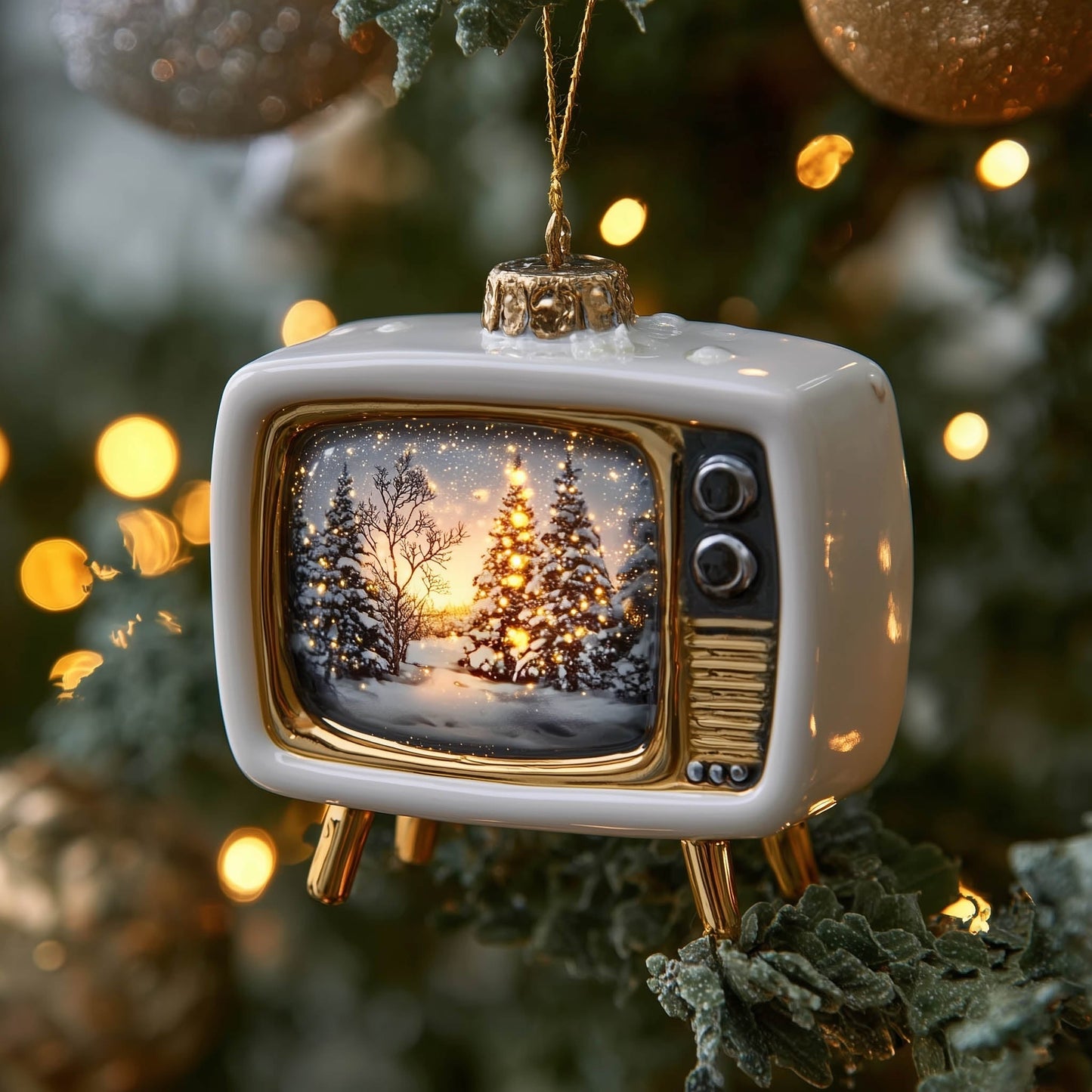 Christmas Mica Screen Christmas Mica Ornament GFSPNT133