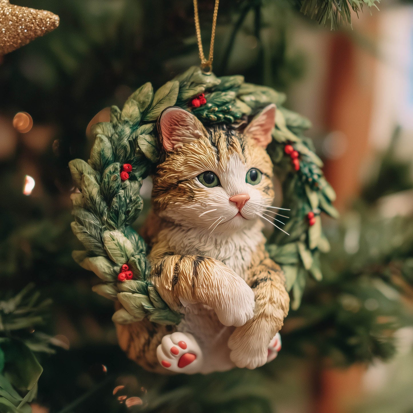 Ameowzing Holiday Christmas Mica Ornament GFSPNT162