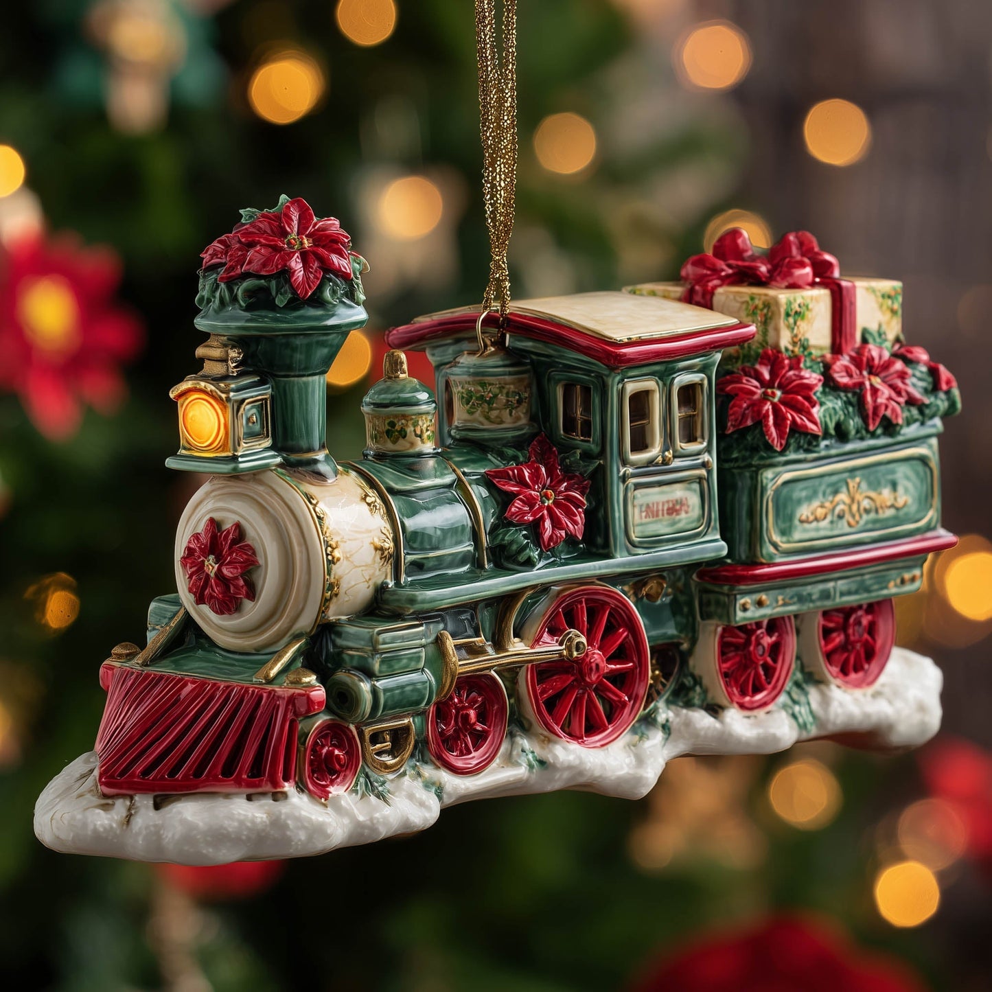 Christmas Mica Train Christmas Mica Ornament GFSPNT82
