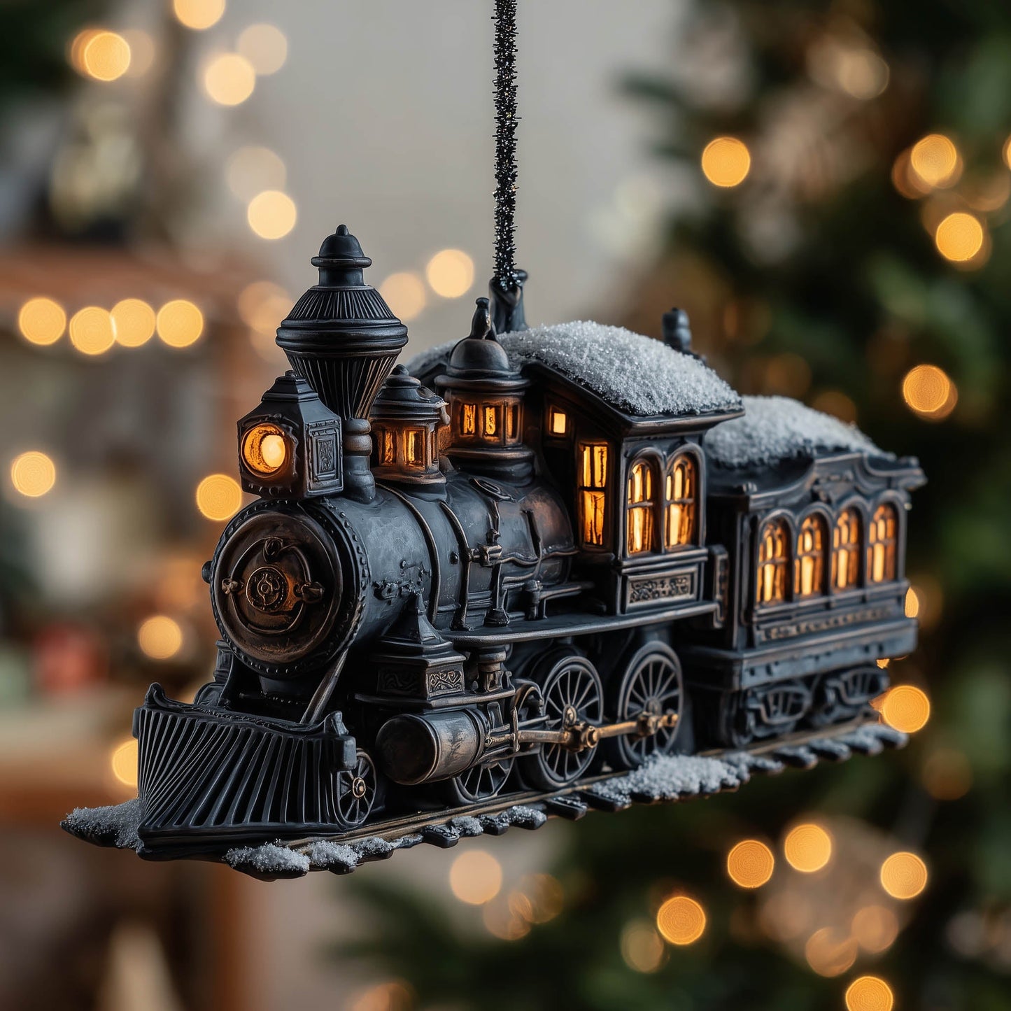 Christmas Mica Train Christmas Mica Ornament GFSPNT83