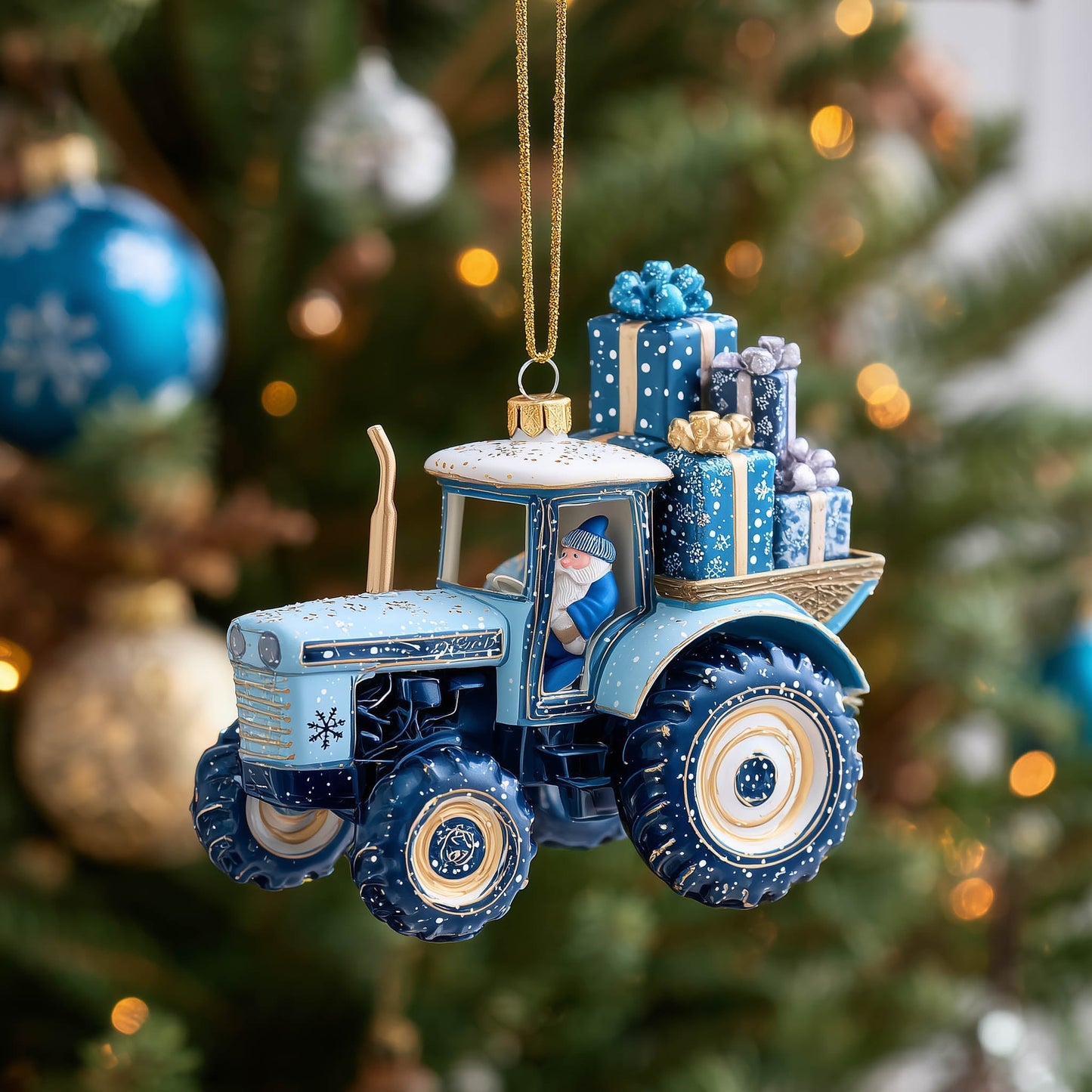 Yuletide Delivery Christmas Mica Ornament GFSPNT93