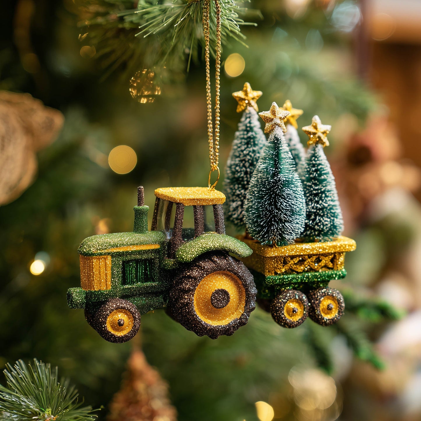 Yuletide Delivery Christmas Mica Ornament GFSPNT95