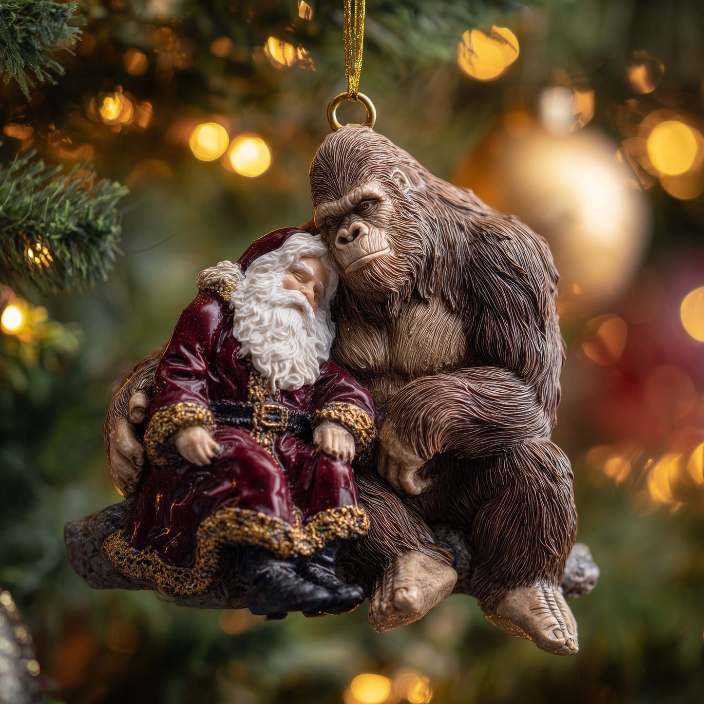 Silent Guardian Christmas Mica Ornament GFSPQA174