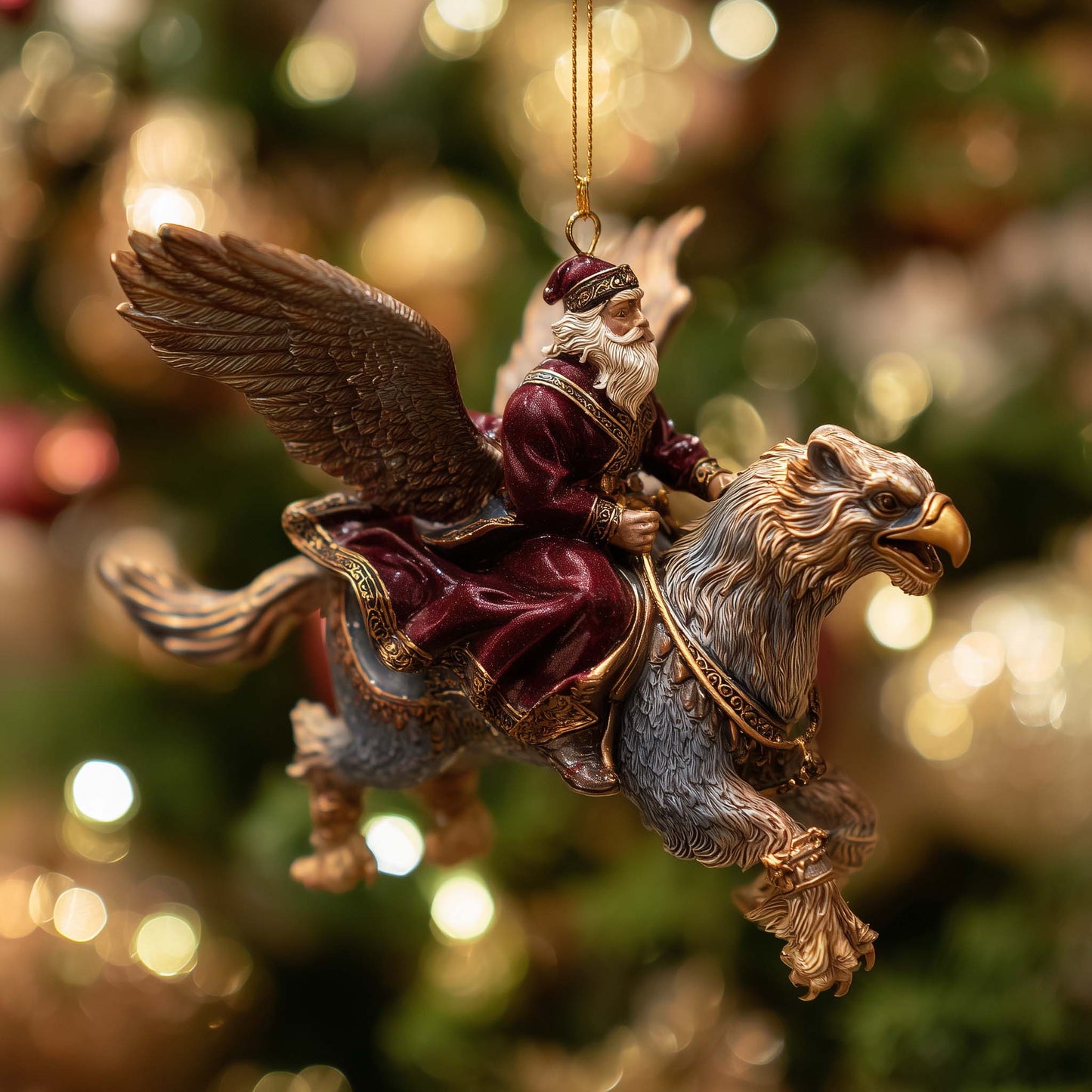 Winged Authority Christmas Mica Ornament GFSPQA189