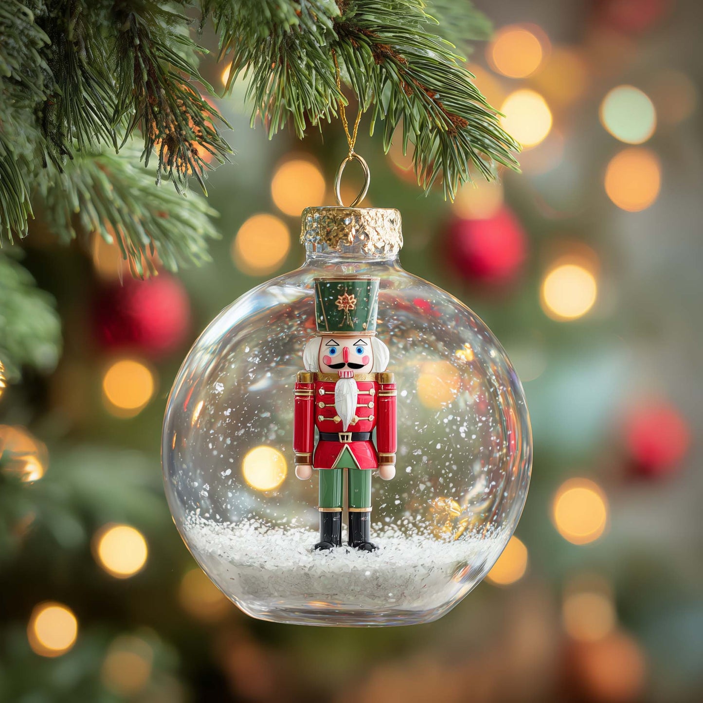 Rider Nutcracker Christmas Mica Ornament GFSPQM290