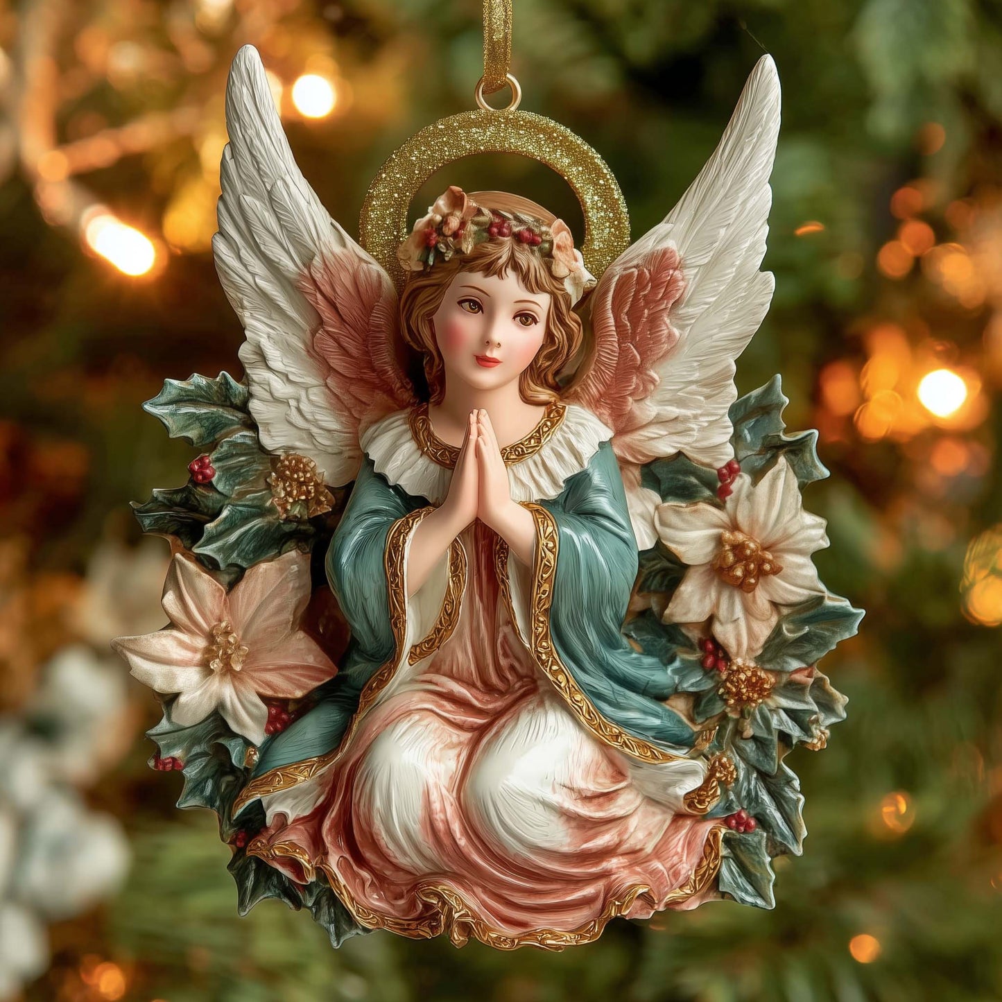 Christmas Mica Angel Christmas Mica Ornament GFSPTG12