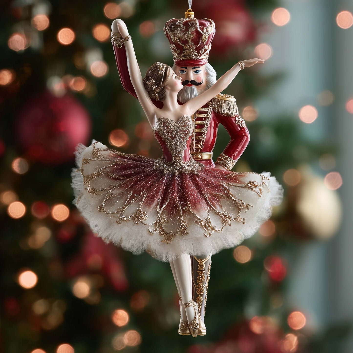 Festive Nutcracker Christmas Mica Ornament GFSPTG94