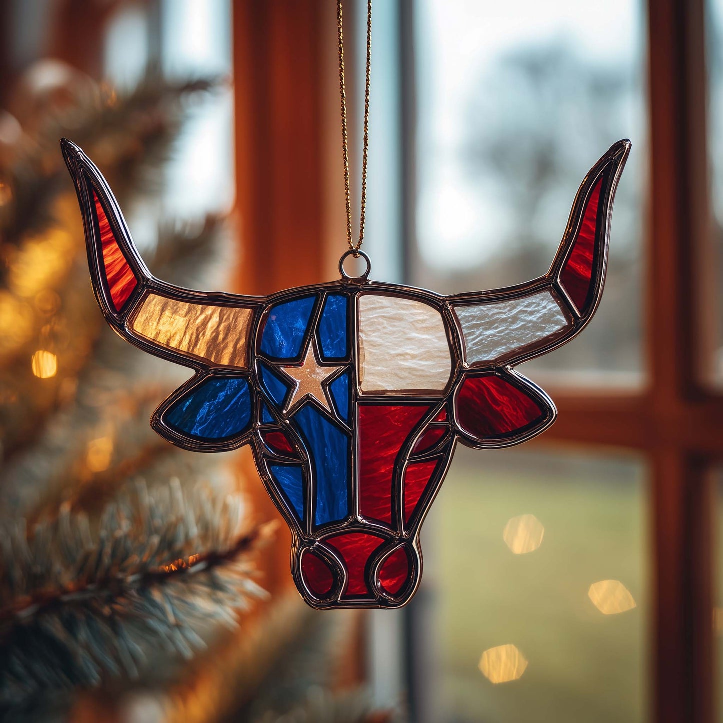 Lone Star Legacy Christmas Mica Ornament GFSPTP101