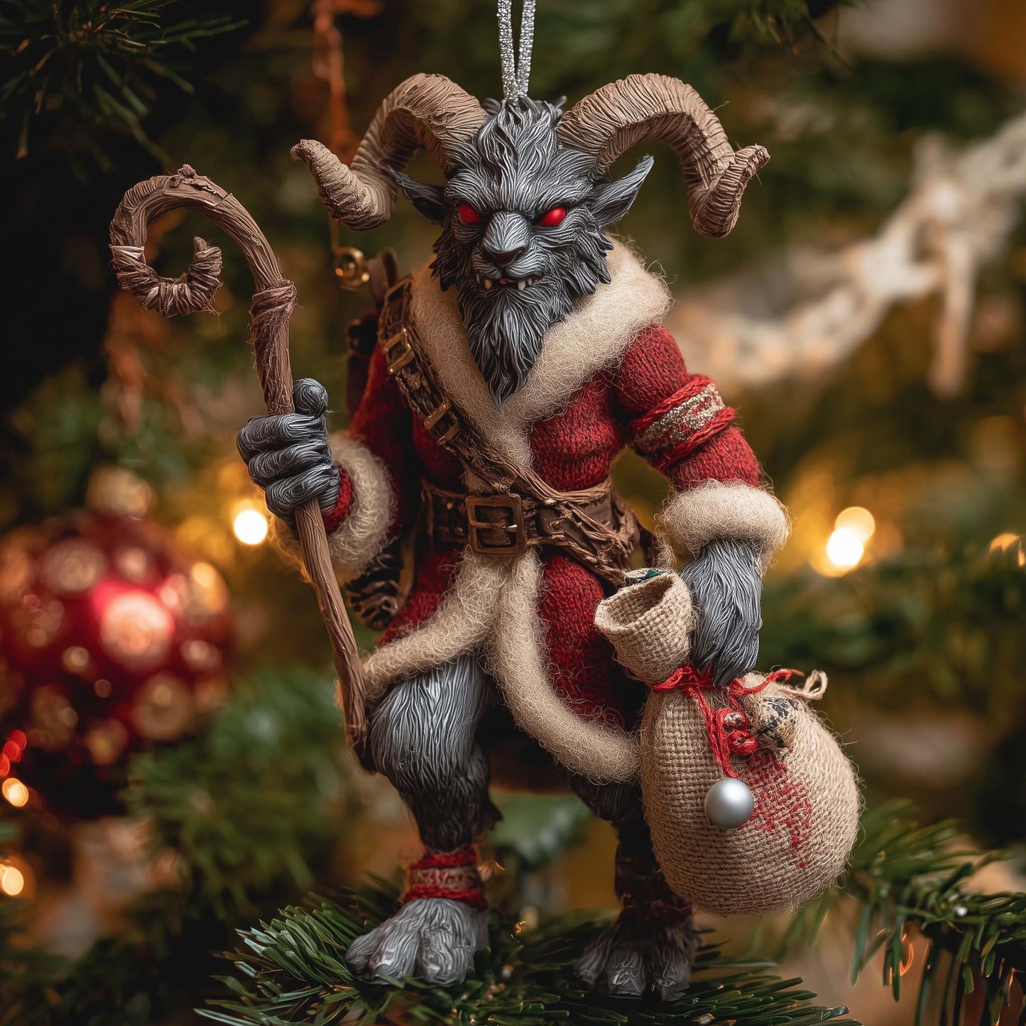 Krampus Eve Christmas Mica Ornament GFSPTP77