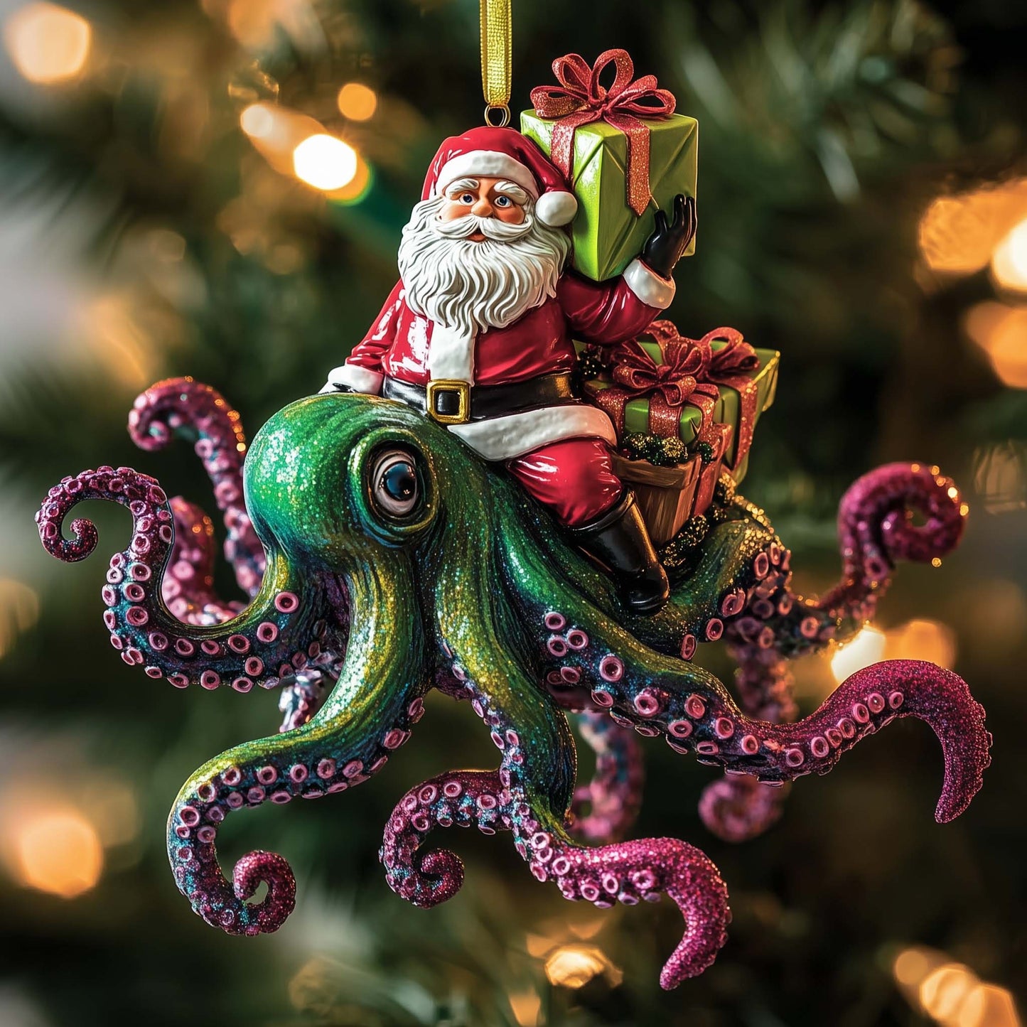 Eldritch Claus Christmas Mica Ornament GFSPTP83