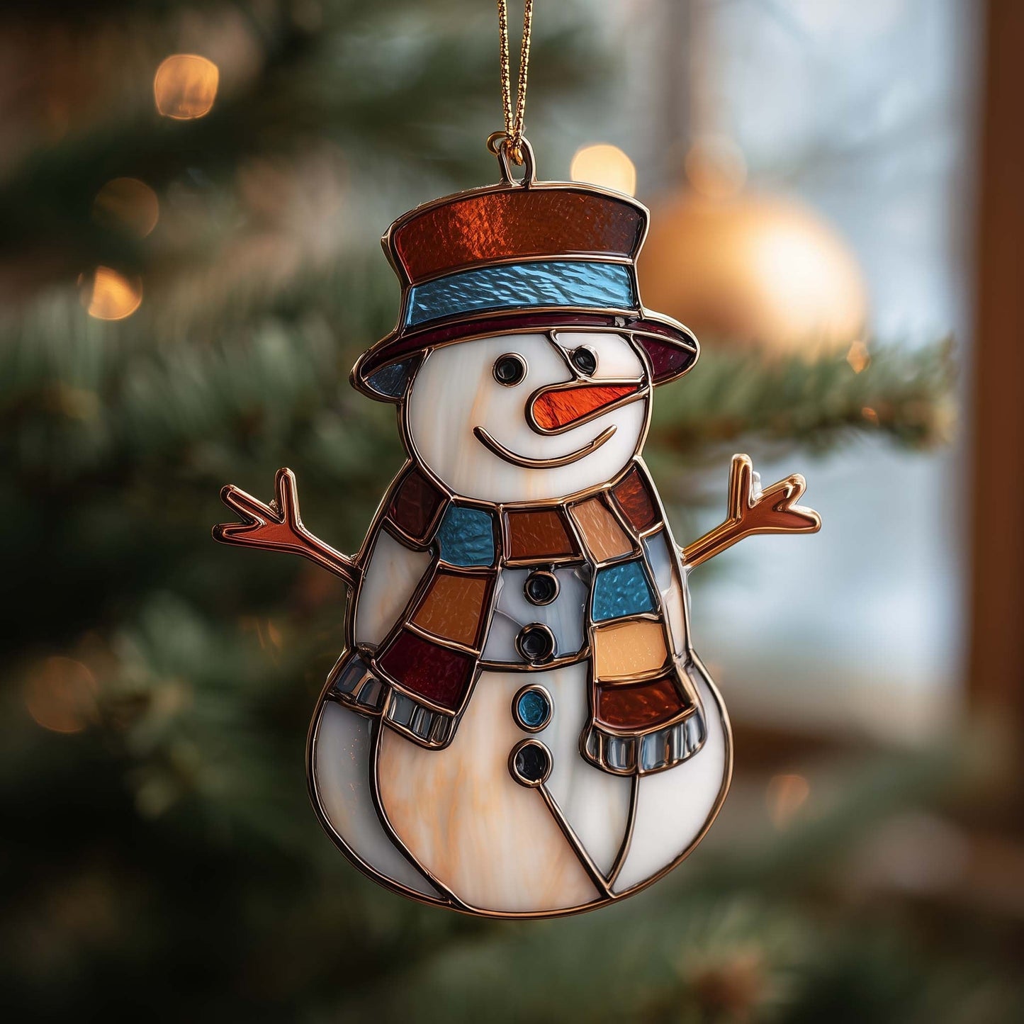 Snowman Christmas Mica Ornament GFSPYC03