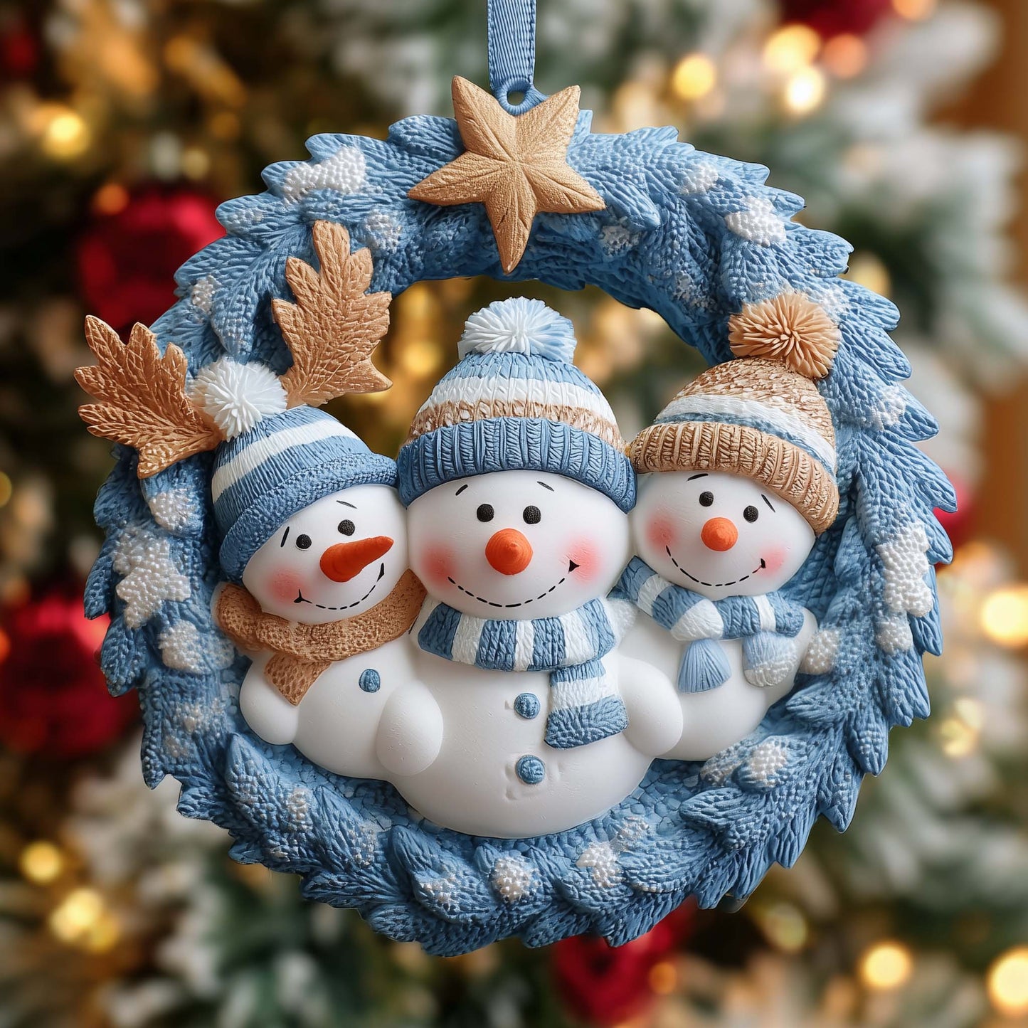 Snowman Christmas Mica Ornament GFSPYC06