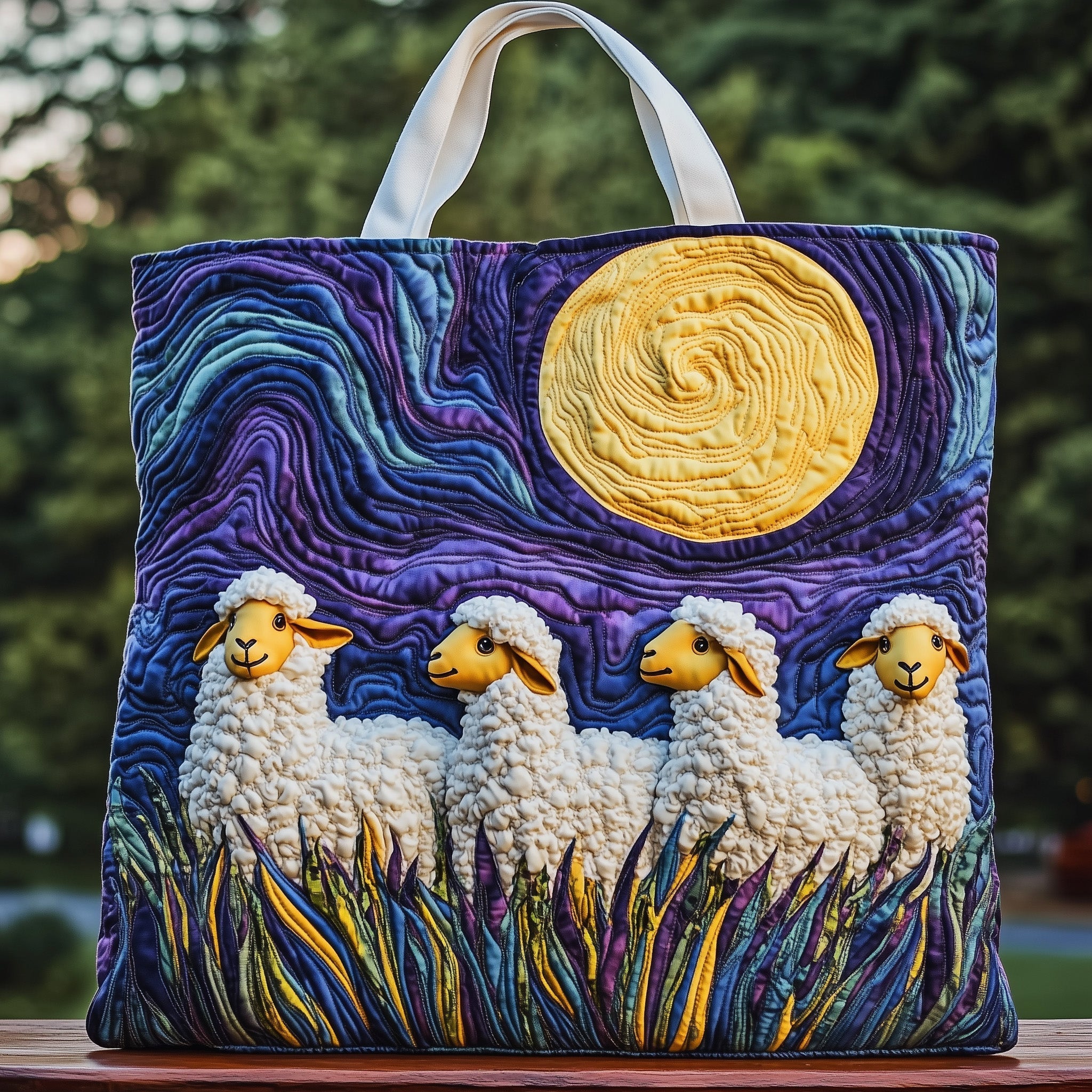 Quilted Beach Bag Sheep Heaven main image 1