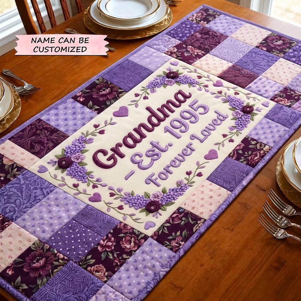 Blooming Mom Quilted Table Runner QTCUZ GFTOMA10375 – Patchique Store