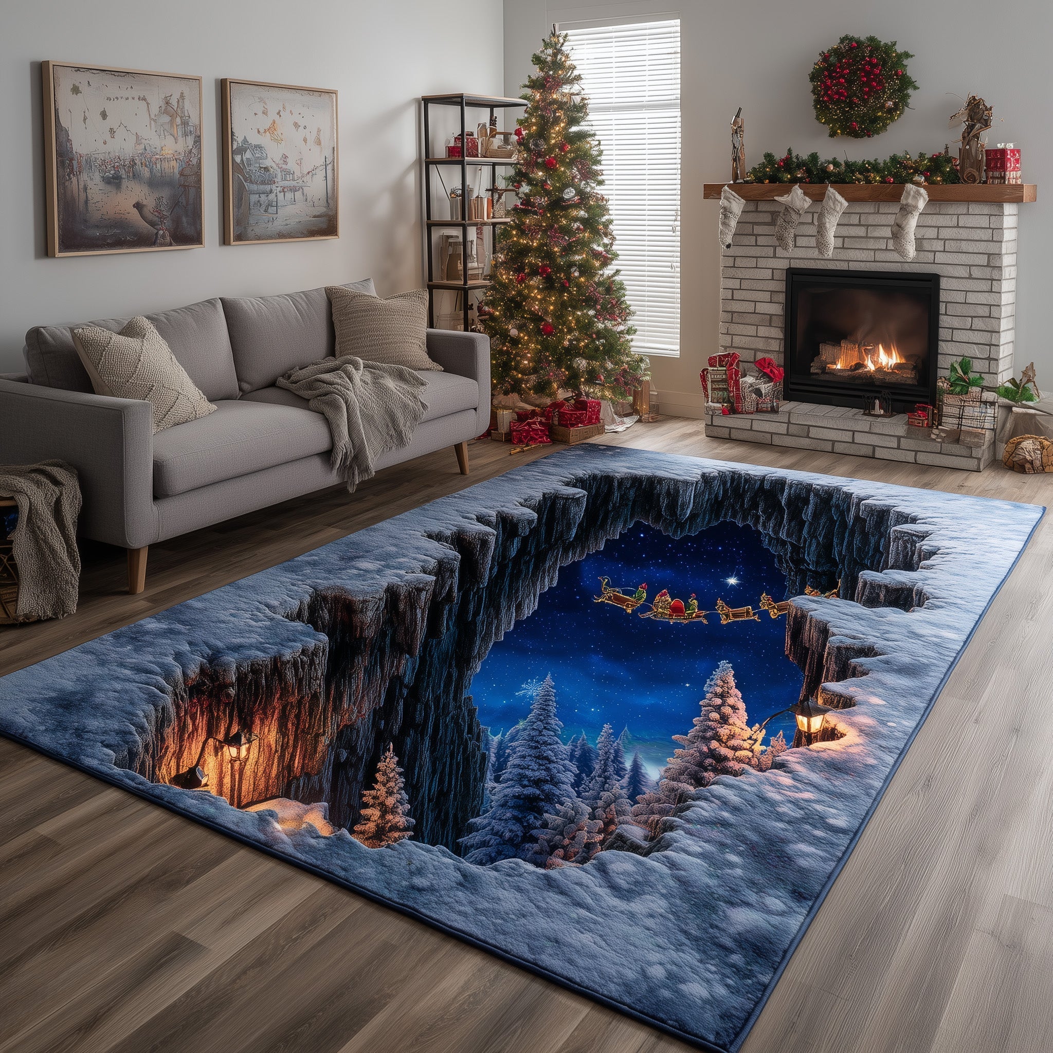 Yuletide Path Runner Rug GFTOMA5533