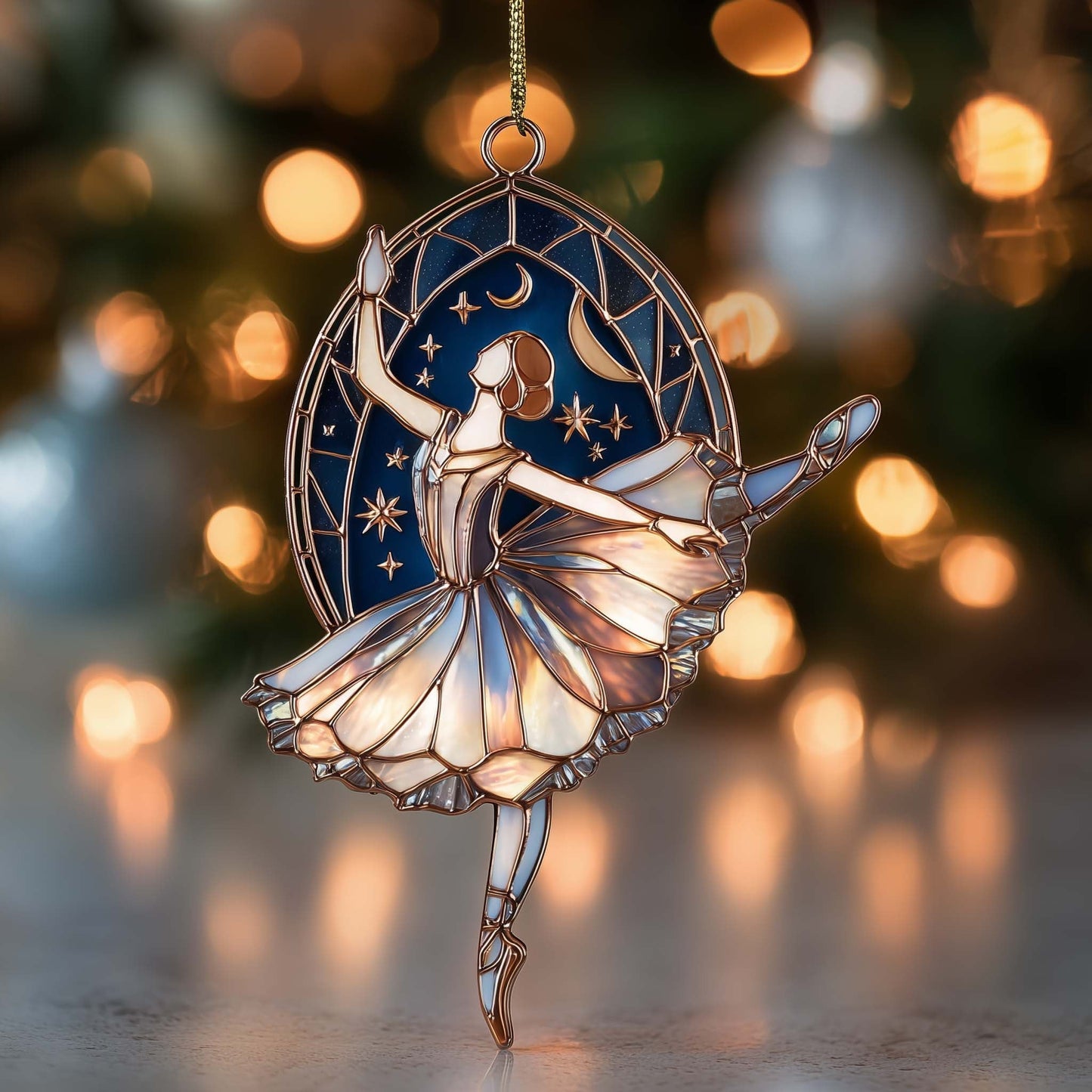 Ballerina Christmas Mica Ornament GFTOMA6956