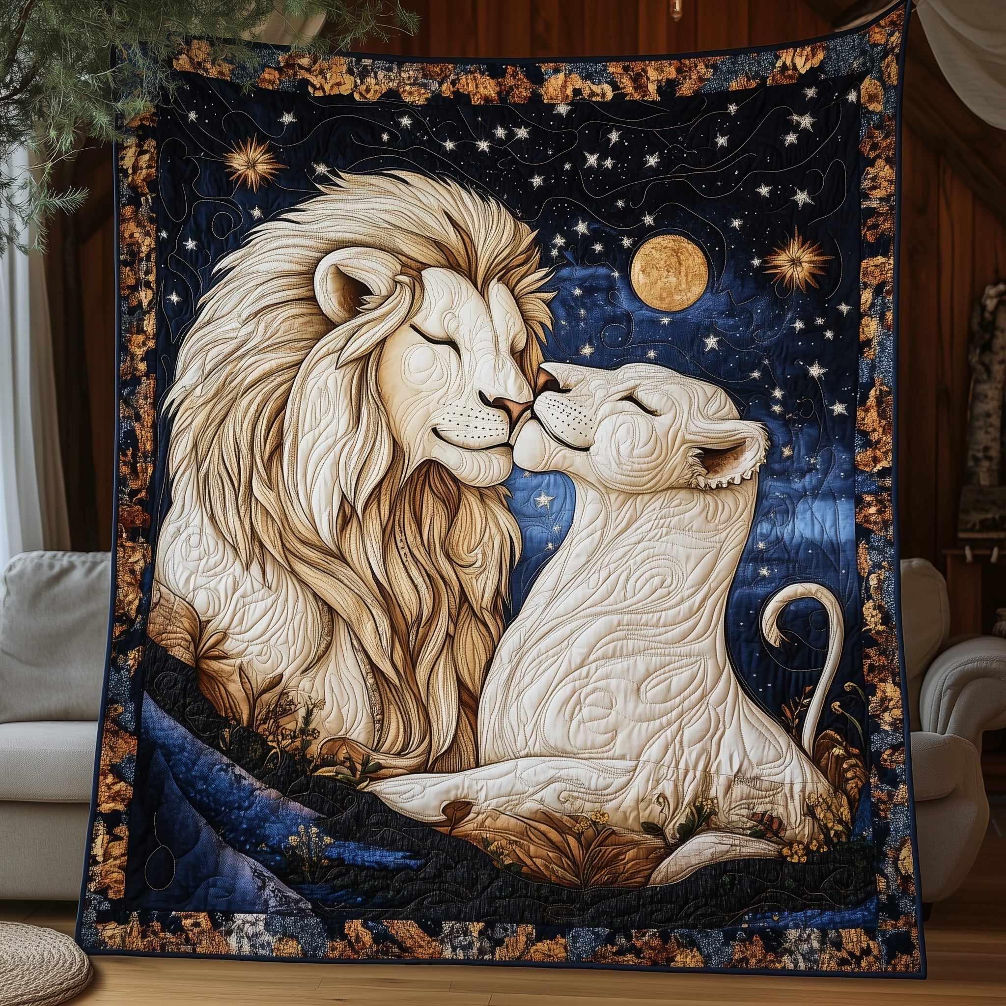 Moonlit Majesty Quilted Blanket GFTONL4105  Patchique Store