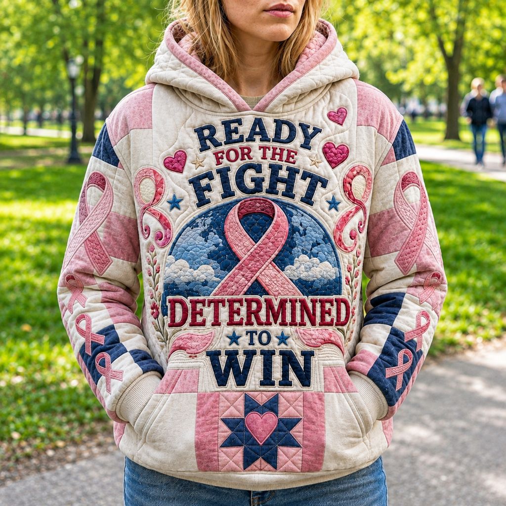Ribbon Hope Hoodie GFTONPT343