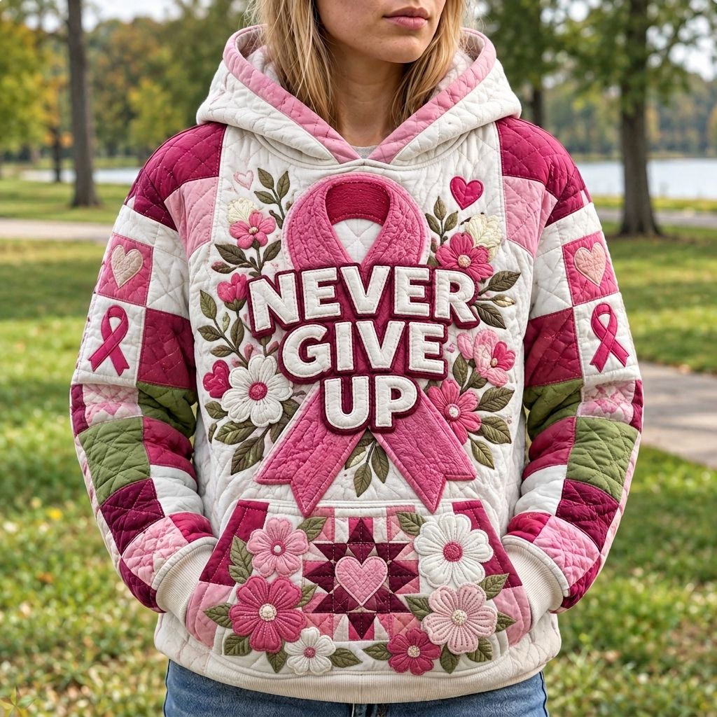 Ribbon Strength Hoodie GFTONPT347