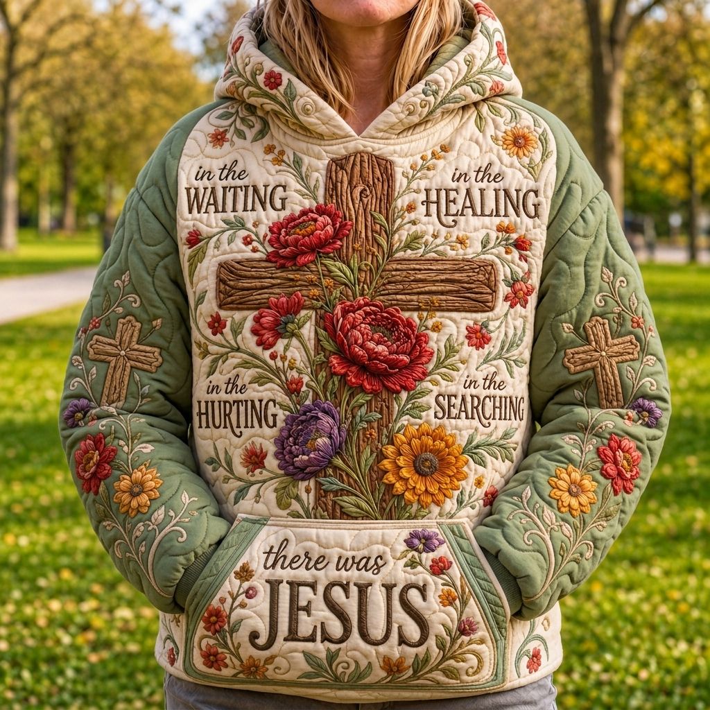 Grace Floral Bible Hoodie GFTONPT481