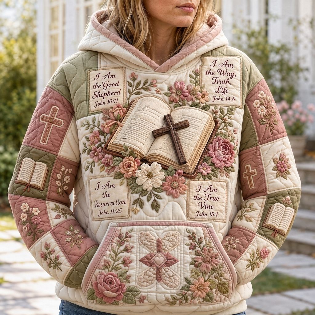 Floral Faith Blessings Hoodie GFTONPT483