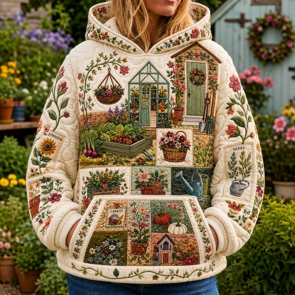 Happy Gardening Hoodie GFTONPT539