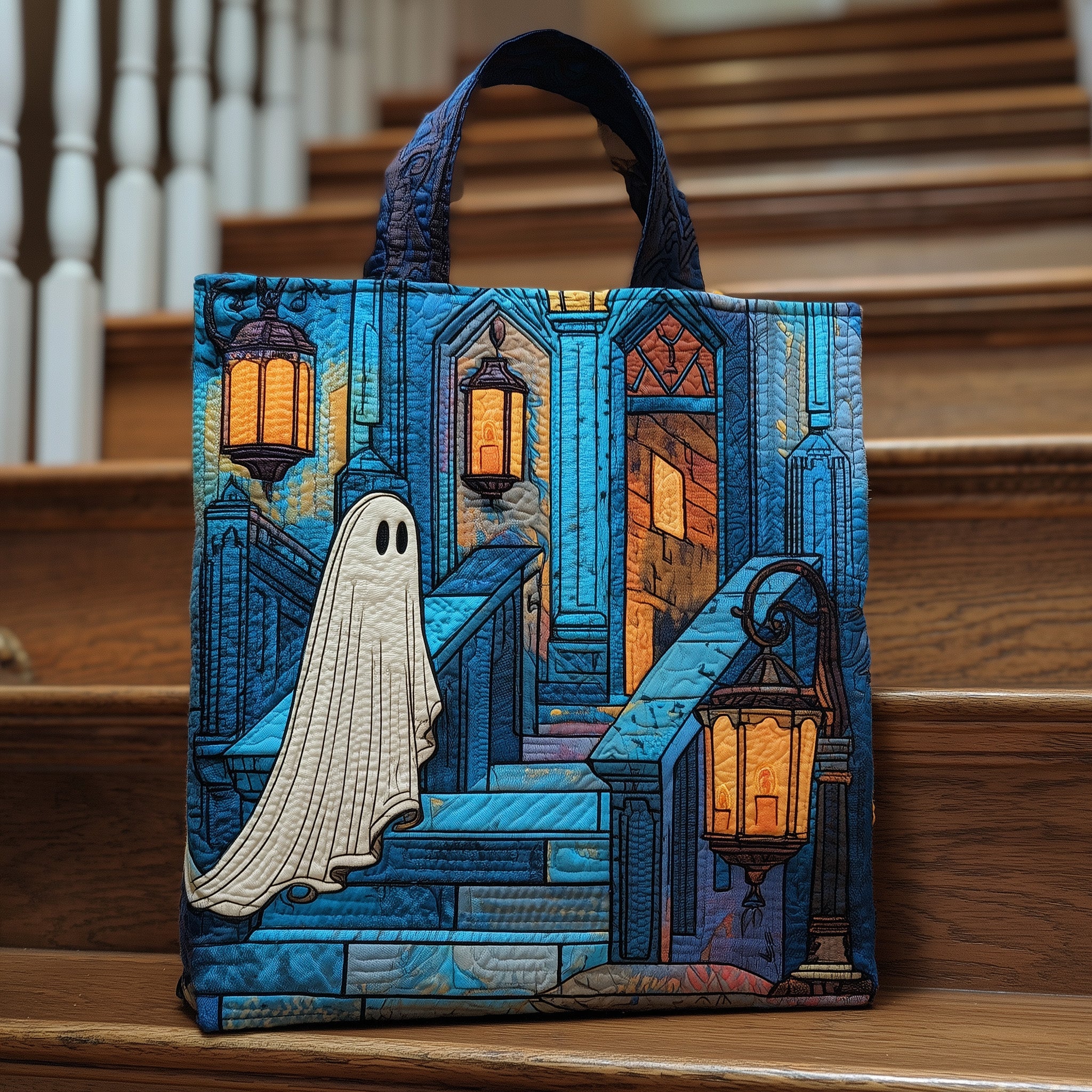 Little Ghost Quilted Tote Bag GFTONT2677 – Patchique Store