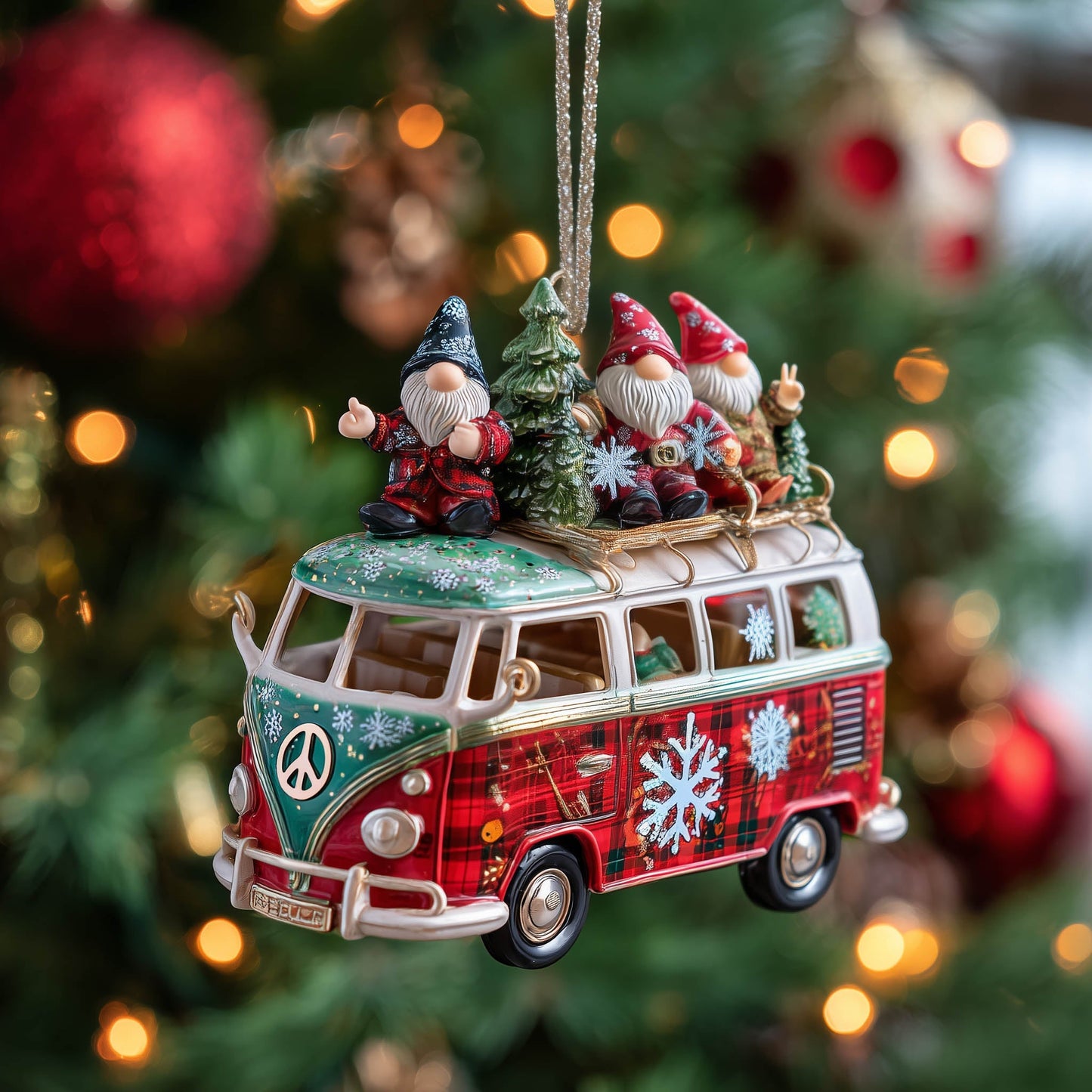 Yuletide Trip Christmas Mica Ornament GFTONT5156