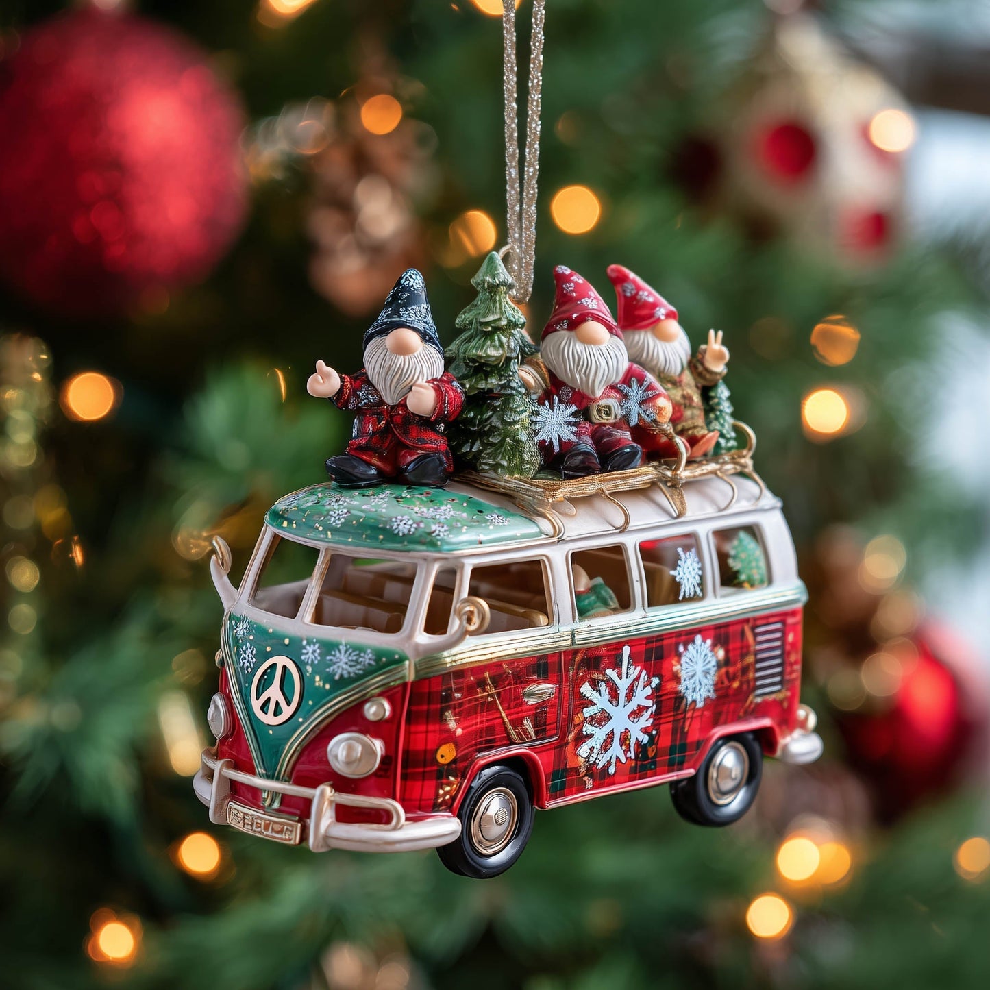 Yuletide Trip Christmas Mica Ornament GFTONT5156