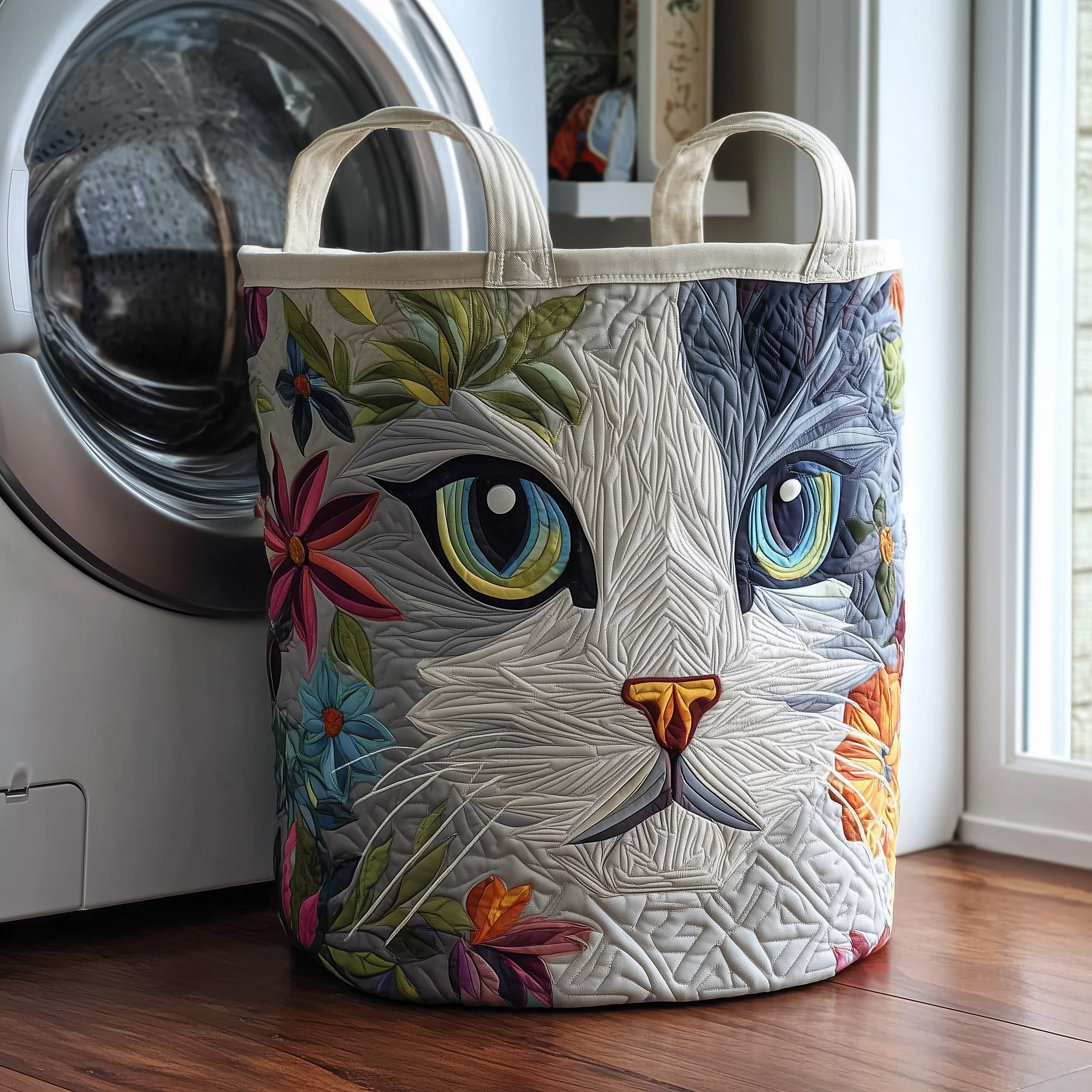 Quilted Beach Bag Catitude