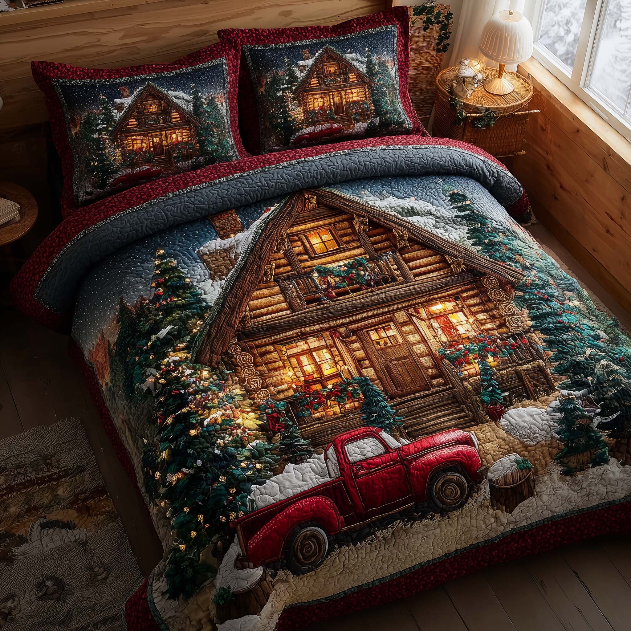 Golden Holiday Duvet Cover Set GFTOTP12758 main image 0