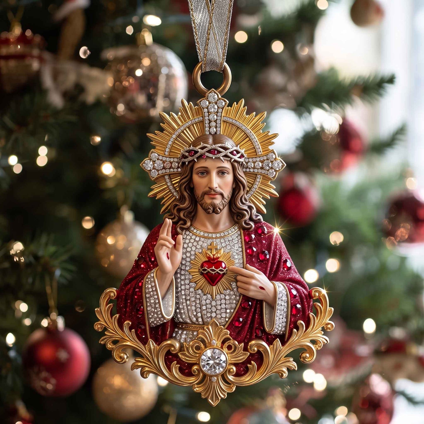 Amazing Grace Christmas Mica Ornament GFTOTP20933