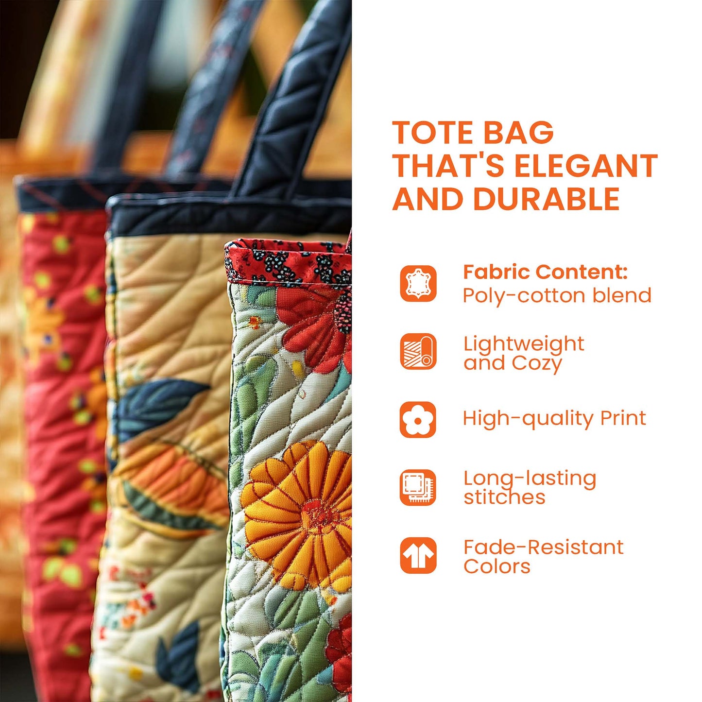 Christmas Snowman Quilted Tote Bag GFTOXM389