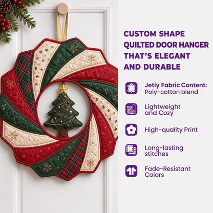Cardinal Bell Cascade Custom Shape Quilted Door Hanger GFTOPND2591