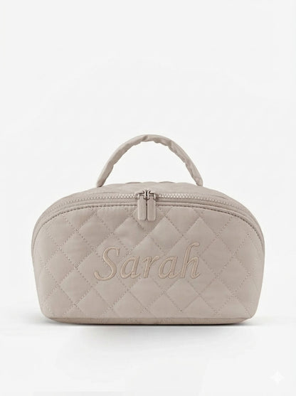 Quilted Travel Makup Bag