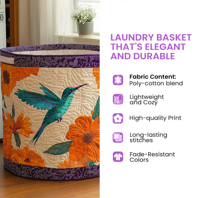 Christmas House Quilted Laundry Basket GFTOXM235