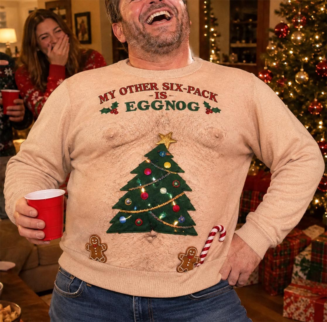 Personalized Funny Christmas Sweatshirt GFTOMA14194