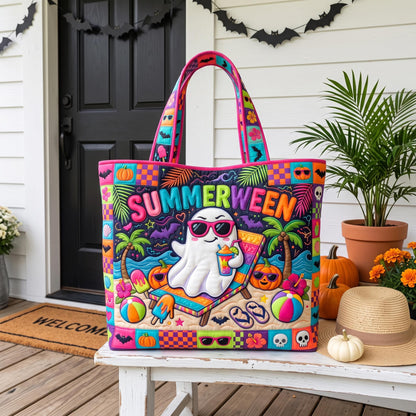 Tropical Haunt Quilted Tote Bag GFTOMA12493