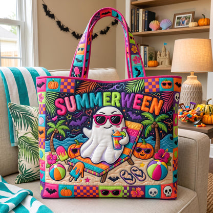 Tropical Haunt Quilted Tote Bag GFTOMA12493
