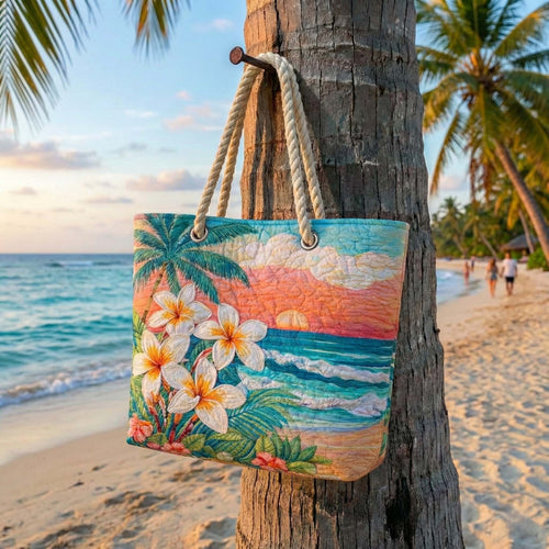 Tropical Vibe Quilted Beach Bag GFTOQA1523