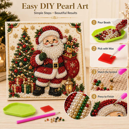 🔥Early Christmas Sale 49% OFF – Santa Workshop DIY Diamond Pearl Art Kit