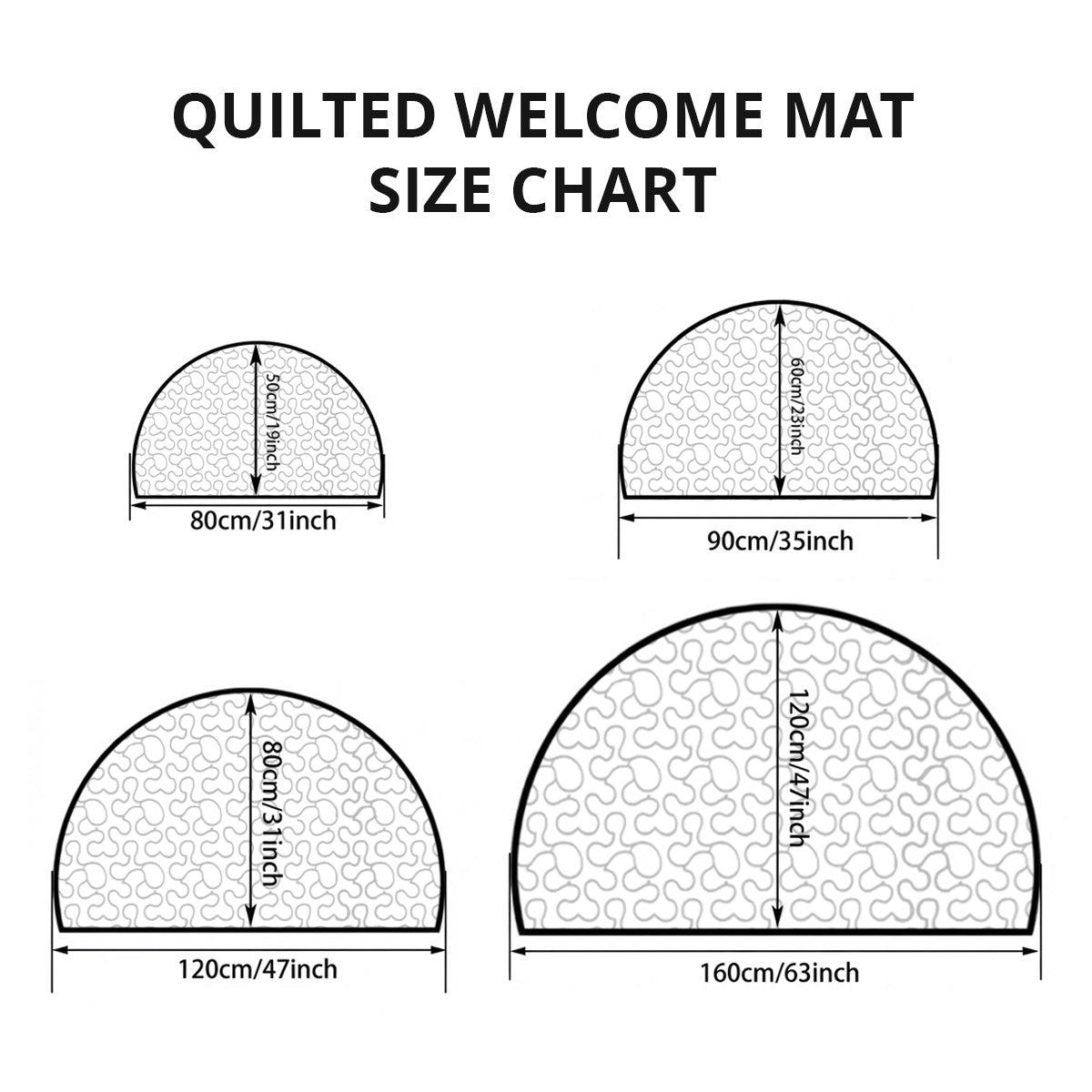 Welcoming Paw Quilted Welcome Mat GFTOQA1682