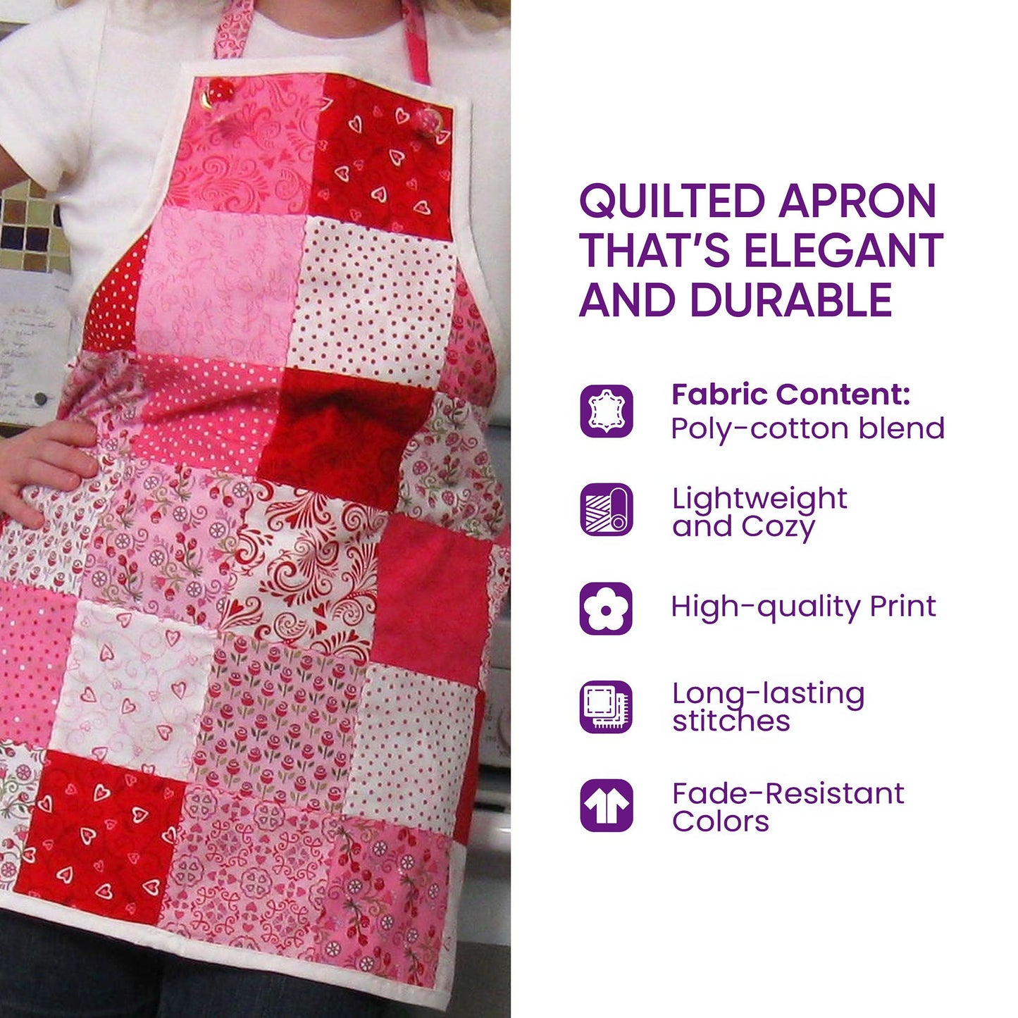 Vintage Wanderlust Quilted Apron GFTONL7152